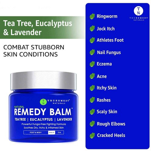 Remedy Tea Tree Oil Foot Soak + Tea Tree Oil Balm to Fight Athletes Foot, Feet Odor, Jock Itch, Ringworm, Eczema, Nail Issues, Skin Rashes, Irritations, Soften Calluses and Soothes Sore Tired Feet