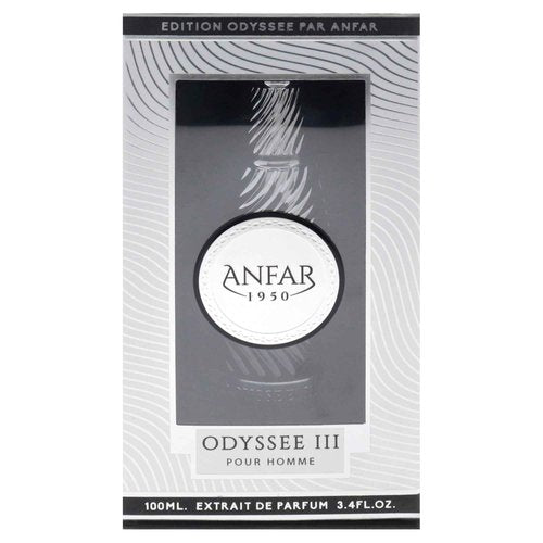 Anfar Odyssee III for Men - 3.4 oz Extrait De Parfum Spray