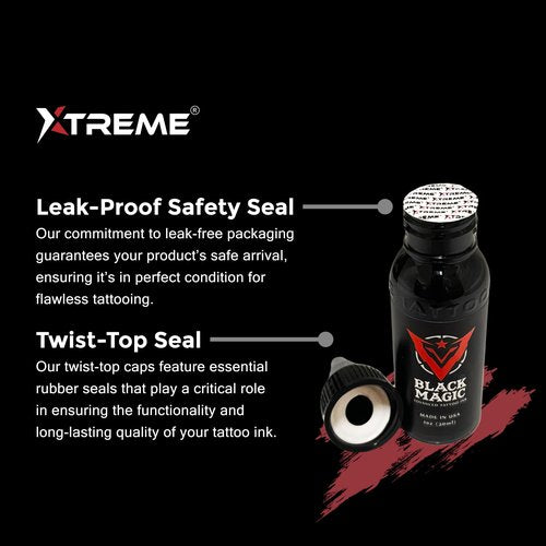 Xtreme Tattoo Ink, Versatile Medium Viscosity for Precision Tattooing, Rich Hue, Quick Healing, Acrylic-Free, Water Based, Highest Safety Standards - Ready-to-Use Tattoo Ink (Grape Juice, 1 oz)