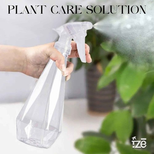 FZE Pack of 2 500ml Spray Bottles with Excellent Nozzle and Powerful Mist Spray for Gardening, Kitchen Cleaning in Crystal Mode[ Crystal Flow]
