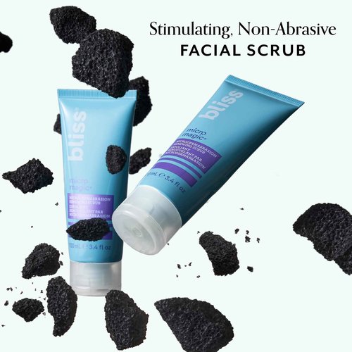 Bliss Exfoliation & Brighten Duo: Micro Magic Exfoliating Scrub & Mighty Marshmallow Mask