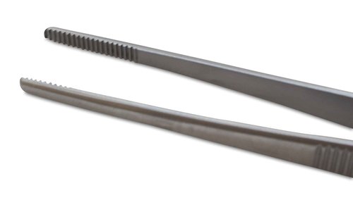 Mars Professional Stainless Steel Anatomical Thumb Tweezers, 5" Length
