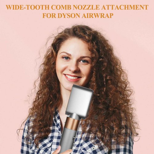 YTCHYYSK Wide-Tooth Comb Pre-Styling Dryer Nozzle Attachment Replacement and Large Diffuser Attachment for Dyson Airwrap Attachments