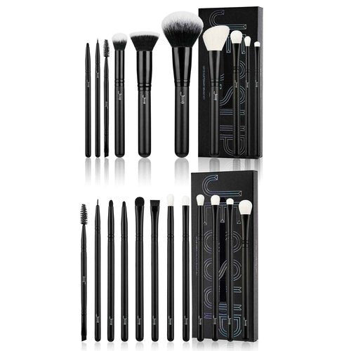 Jessup 10Pcs Black Brushes Set T323 With Eye Brushes Set T322