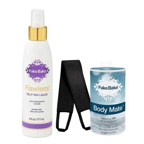 Fake Bake Flawless Self-Tanning Liquid with Body Mate Self-Tanning Applicator