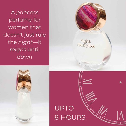 Maryaj Night Princess - Long-Lasting Women's Perfume - Amber, Jasmine Perfume for Women - Eau de Parfum with Floral and Woody Fragrances - 3.4 oz.