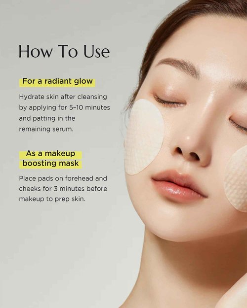 CHICHO Dandelion Radiance Serum Pads 80.2% Dandelion Biome Lotus Extract - Vegan Toner Pad for Radiant Skin - Natural Origin Fabric Sensitive Skin, Korean Skincare, 90 Pads