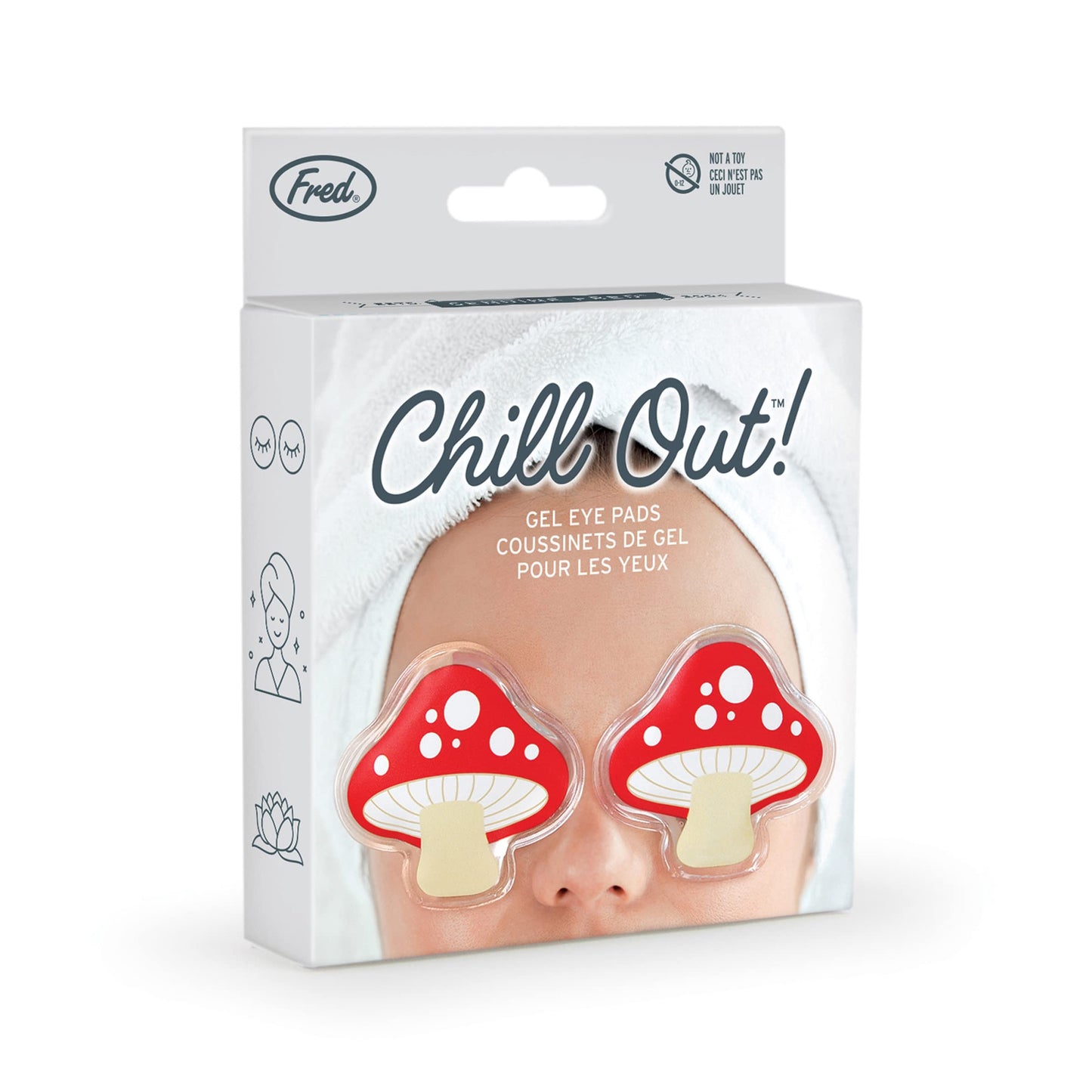 Genuine Fred Chill Out Eye Pads, Mushrooms