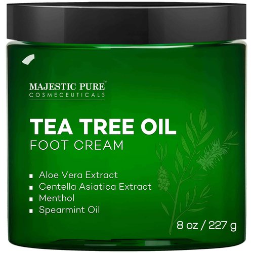 Majestic Pure Tea Tree Body Wash and Tea Tree Athletes Foot Cream Bundle