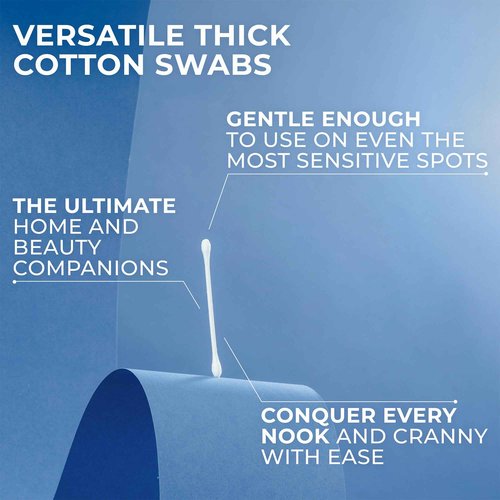 Q-tips Cotton Swabs 30 Count 10-Pack – Travel-Size Q-tips with Soft Tips, Makeup Tools, Beauty, Personal Care & Household Essentials