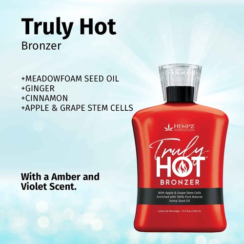 Hempz Truly Hot Fiery Formula & DHA Bronzers 13.5 ounces