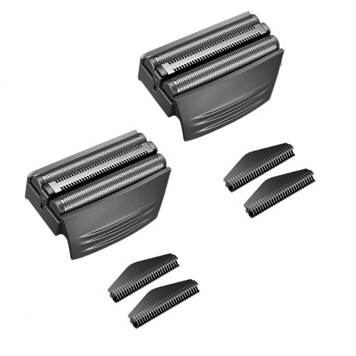 2 PACK BLACKShaver Replacement Foil Compatible with Remington TITANIUM-X Flex & Pivot Foil and Cutter F5800 & F7800,Shaver heads Fit for Remington F4900,F5800,F7800