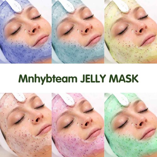 Mnhybteam Jelly Masks For Facials Professional, hydrojelly Mask SkinCare Spa Face Mask Gel Powder Hydrating & Deeply Purifying hydrojelly Mask Spa Set, (Tea Tree Pack of 1), 23 Fl Oz