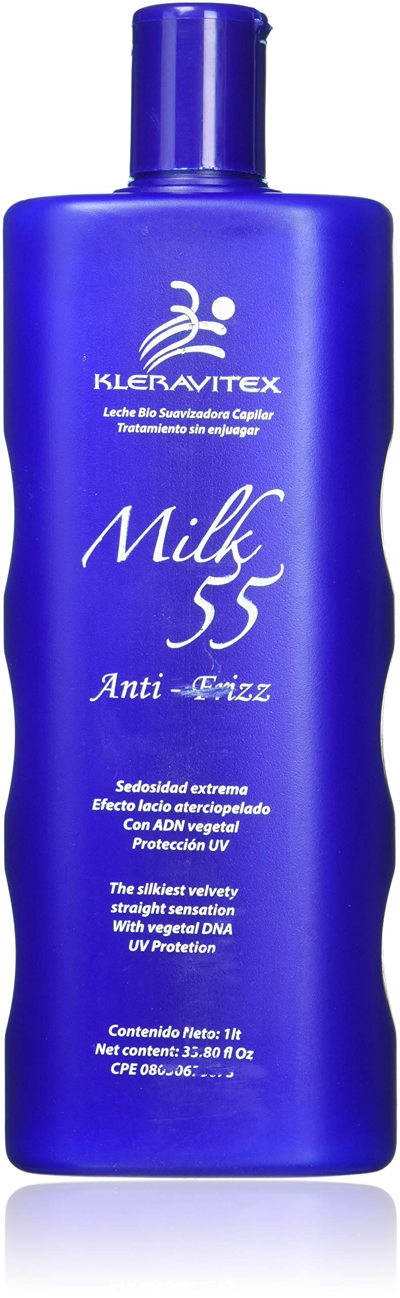 Kleravitex Milk Leave In Conditioner - Anti-Frizz Hair Detangler and Deep Treatment for Dry, Damaged, Curly or Natural Hair - 33.8 oz