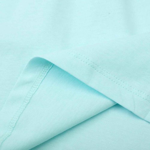Hongshilian Toddler Girl Cotton Casual Dress Cartoon Appliques Short Sleeve Tunic Jersey Clothing(6T,Rainbow & Sequin)