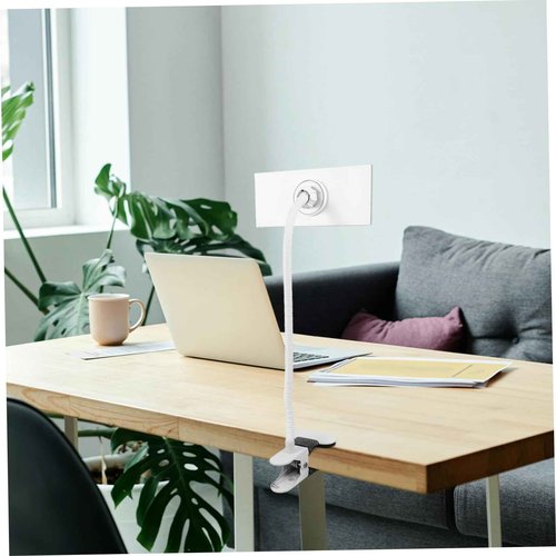 IMIKEYA Clip-on Desk Mirror Anti-Peeping Makeup Mirror Wall Mountable for Office Cubicle Dressing Room Computer Desk Rear View