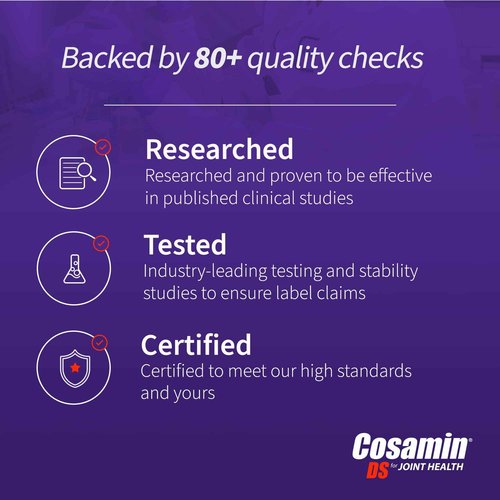 Nutramax Laboratories Cosamin® DS Joint Health Supplement with Glucosamine & Chondroitin for Adult Men & Women, Joint Supplement, 150 Caplets
