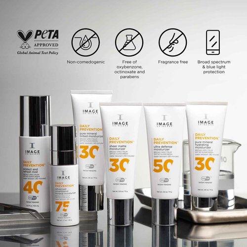 IMAGE Skincare DAILY PREVENTION Pure Mineral Tinted Moisturizer, SPF 30 Broad Spectrum Sunscreen, 1 Ounce Travel Size