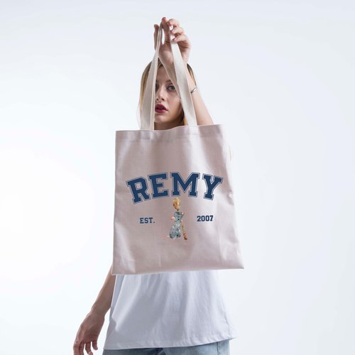 FOTAP Remy Quote Cosmetic Bag Rat Fans Gift Remy Est. 2007 Zipper Pouch Makeup Bag Mouse Chef Make Up Bag (REMY TOTE)