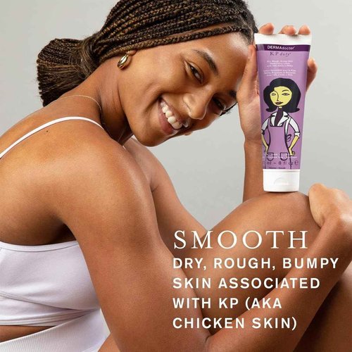 DERMAdoctor KP Bump Eraser Keratosis Pilaris Lotion – Gentle KP Cream for Arms and Full Body | Rough and Bumpy Skin Lotion for Keratosis Pilaris | Smooths, Hydrates & Softens | 10% AHAs + PHAs, 8 oz
