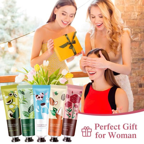 Dansib 120 Pack Hand Cream Gifts Set for Women Mothers Day Gifts for Mom Mini Lotion Bulk for Dry Cracked Hands, Mini Hand Lotion for Nurse Gifts,bridesmaid Gifts,teacher Appreciation Gifts,10 Styles