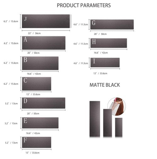 LingXuanGe Balayage Board Matte Board is a Hair Coloring Tool for Professional Salons and Hairdressers - Hair Coloring Board Coloring Dyeing Board(Matte Black J)