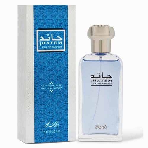 RASASI Hatem EDP Men & Women - 75ML (2.5 oz) | Oriental Alchemy | Floriental Woody Bouquet, Meanders Spicy, Woody, Musky & Rose Notes| Intoxicating Allure