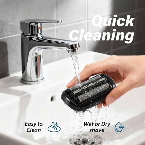 Series 5/6 53B Replacement Head Shaver Head Compatible with Series 5 Shaving Razor Head, Suitable for S5 5020cs 5018s 5035s 5049cs 5050cs 6020s 6040cs 6075cc 6072cc 6090cc.