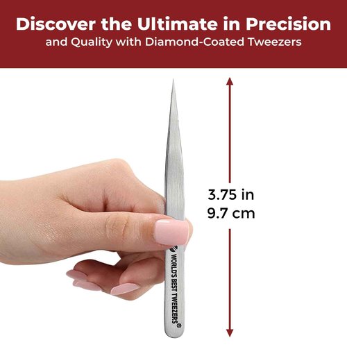 World's Best Tweezers Diamond Tip Tweezer (Professional)