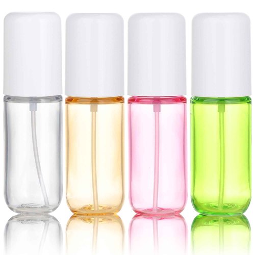 KREMORV Travel Spray Bottles 1.35oz/40ml Fine Mist Empty Spray Bottles Mini Refillable Plastic Travel Bottle Set for Traveling and Outgoing
