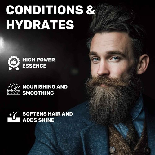 ceepdoogle 2 Pcs Cosmetics Para Barba, Bálsamo Estimulante de Barba,Estimulante Para Barba,Ultra Potente Beard Stimulating Balm, Crema Para Barba, Moisturizes & Strengthens Beard, 200ML / 7 OZ