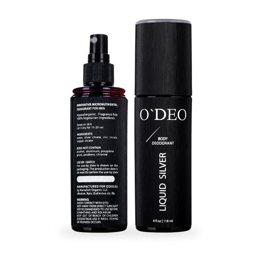 Aluminum Free Deodorant for Men – All Natural Deodorant Spray – Organic Deodorant for Men 4 fl oz of Natural Deodorant Unscented for Sensitive Skin