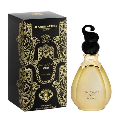 Jeanne Arthes - SULTANE OUD Eau de Parfum - Spray perfume for women - Oriental Scent - Notes of Rose, Saffron, Geranium - Made in France - 3.38 Fl.oz
