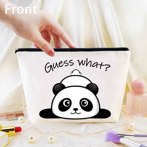 Yoxiumi Panda Gifts for Women Panda Bag Pandas Gift Bag Pandas Makeup Bag Zipper Pouch Cosmetic Pouch Travel Toiletry Bags Graduation Gift Ideas for Daughter Sister Bestie Friends