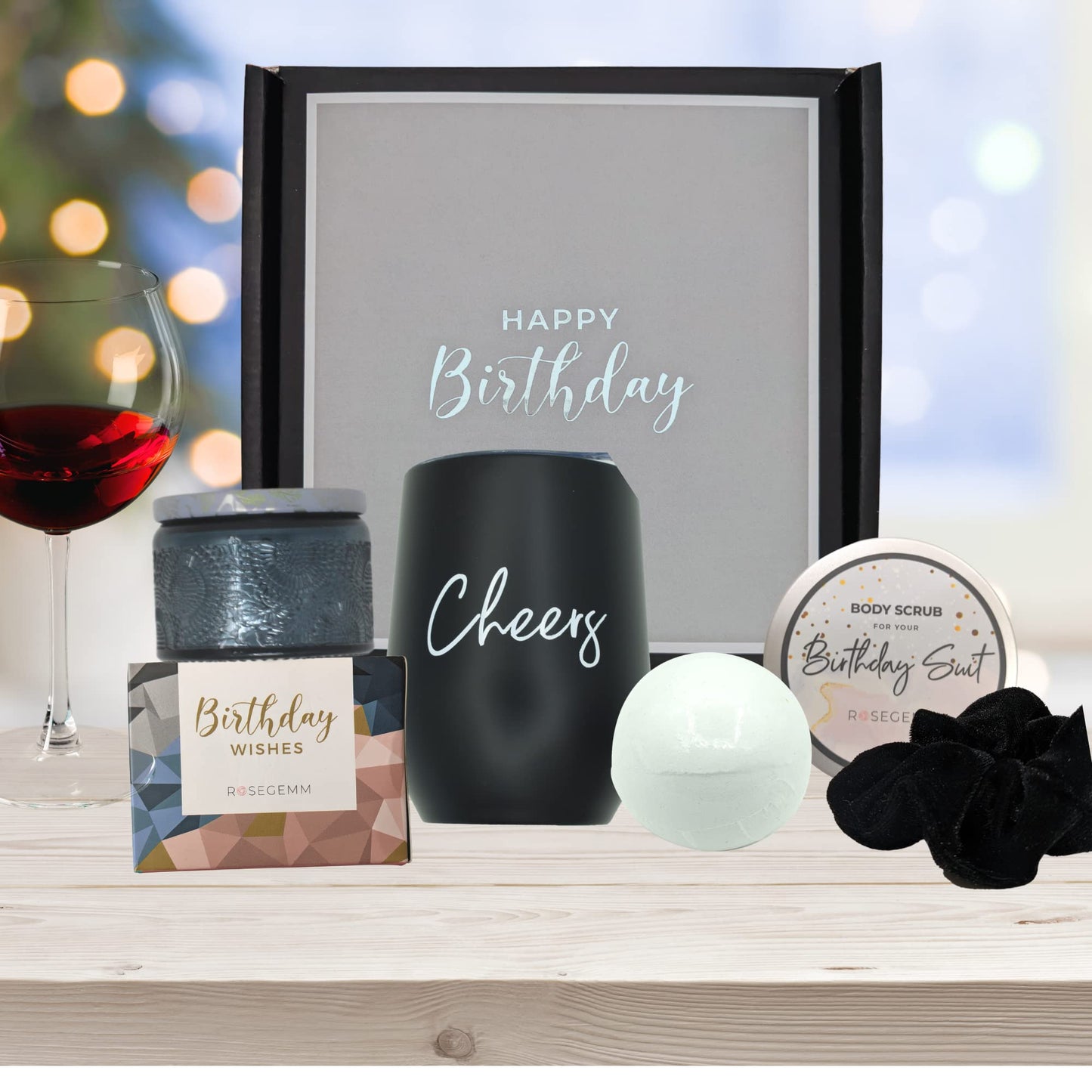 ROSEGEMM Birthday Gifts For Women- Your Best Friend, Sister, Mom, Wife, Or Any Female! Give A Gift That Shows You Care! Unique Package For Self Care, Relaxing For Her Special Bday! Cute For Any Woman!