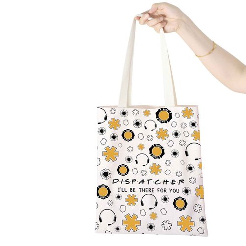 WCGXKO Dispatcher Gift Emergency Services Dispatcher Gift I'll Be There For You Zipper Pouch Makeup Bag (DISPATCHER tote)