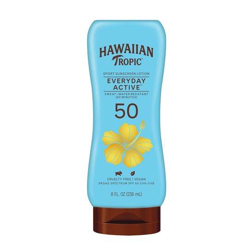 Hawaiian Tropic Everyday Active Spray & Lotion Sunscreen SPF 50 Twin Pack, 6oz Spray & 8oz Lotion