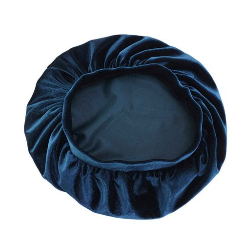 Women Velvet Bonnet Sleep Cap Comfortable Night Sleeping Hat Hair Loss Cap Turban