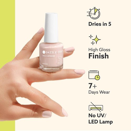 Dazzle Dry Nail Lacquer (Step 3) - Fern - A fern green. Full coverage cream. (0.5 fl oz)