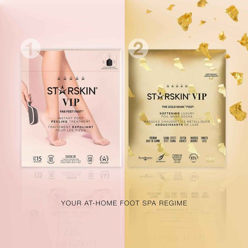 STARSKIN Fab Feet Fast, Instant Foot Peeling Spray, Foot File & Foot Cream for Soft & Smooth Skin, Premium Callus Remover for Rough Cracked & Dry Feet