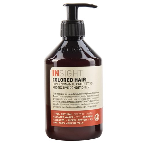 Insight Clean Beauty Colored Protective Hair Conditioner, Organic Henna Extract, Vegan, 13.5 fl oz
