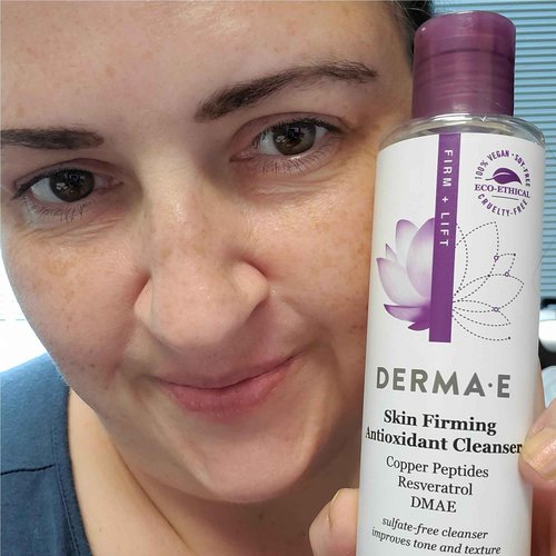 Derma E, Skin Firming Antioxidant Cleanser, 6 Ounce (Pack of 2)