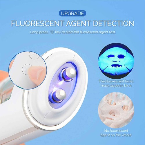 Skin Hydration Tester Skin Hydration Meter Hydration Monitor Skin Oil Content Moisture Analyzer Skin Tester Analyzer Digital LCD Display Personal Facial Skin Care Skin Tester Skin Care Tools