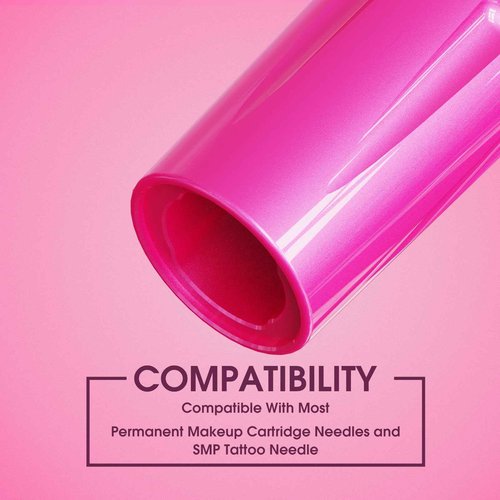 INKin Tattoo Gun for Beginners, Permanent Makeup Rotary Tattoo Machine Liner and Shaders Smp Tattoo Supplies (TH014 Red)