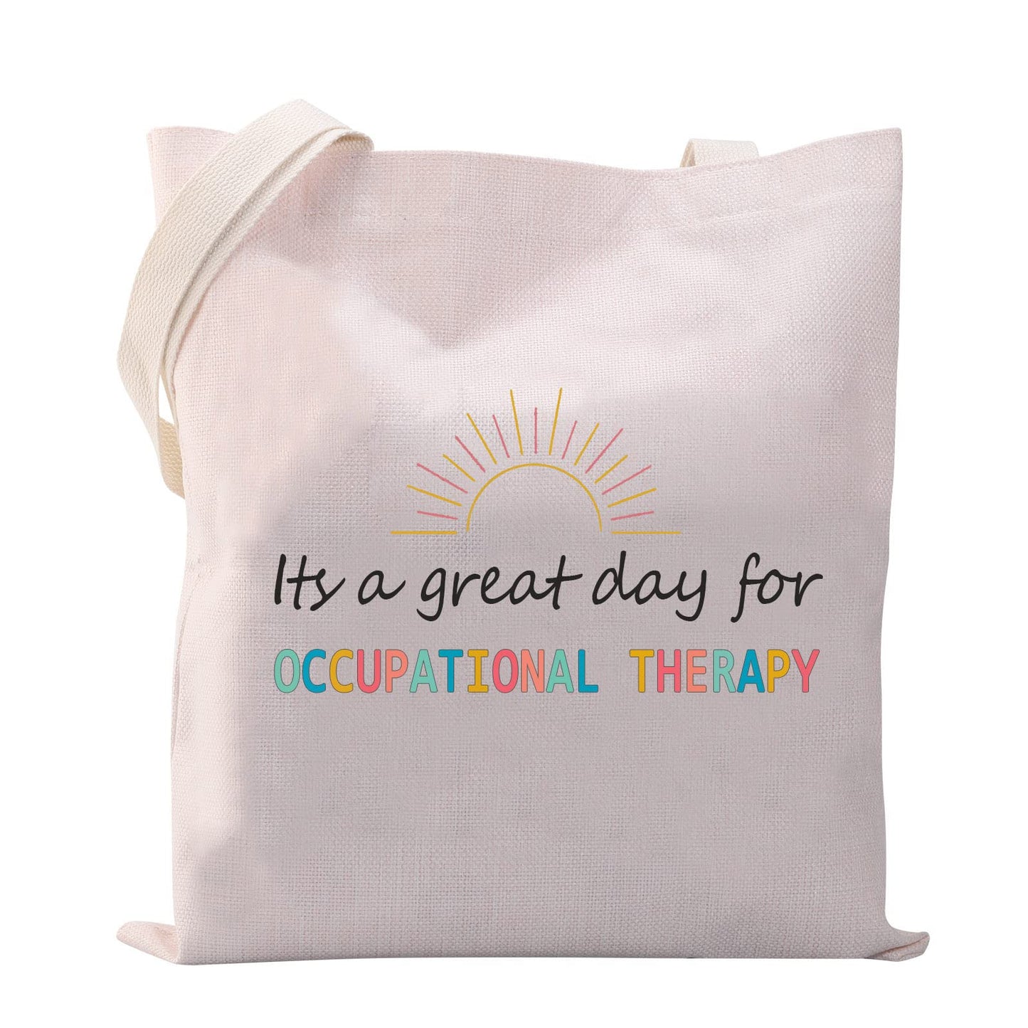 XYANFA Occupational Therapy Makeup Bag Ot Student Gift Ot Thank You Gift Ot Therapist Zipper Pouch (good day for ot tote bag)