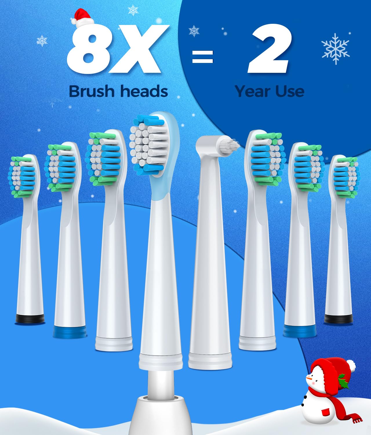 TEETHEORY Electric Toothbrush for Adults with 8 𝐁𝐫𝐮𝐬𝐡 𝐇𝐞𝐚𝐝𝐬, Sonic Electric Toothbrush with 40000 VPM Deep Clean 5 Modes, Rechargeable Toothbrushes Fast Charge 4 Hours Last 30 Days