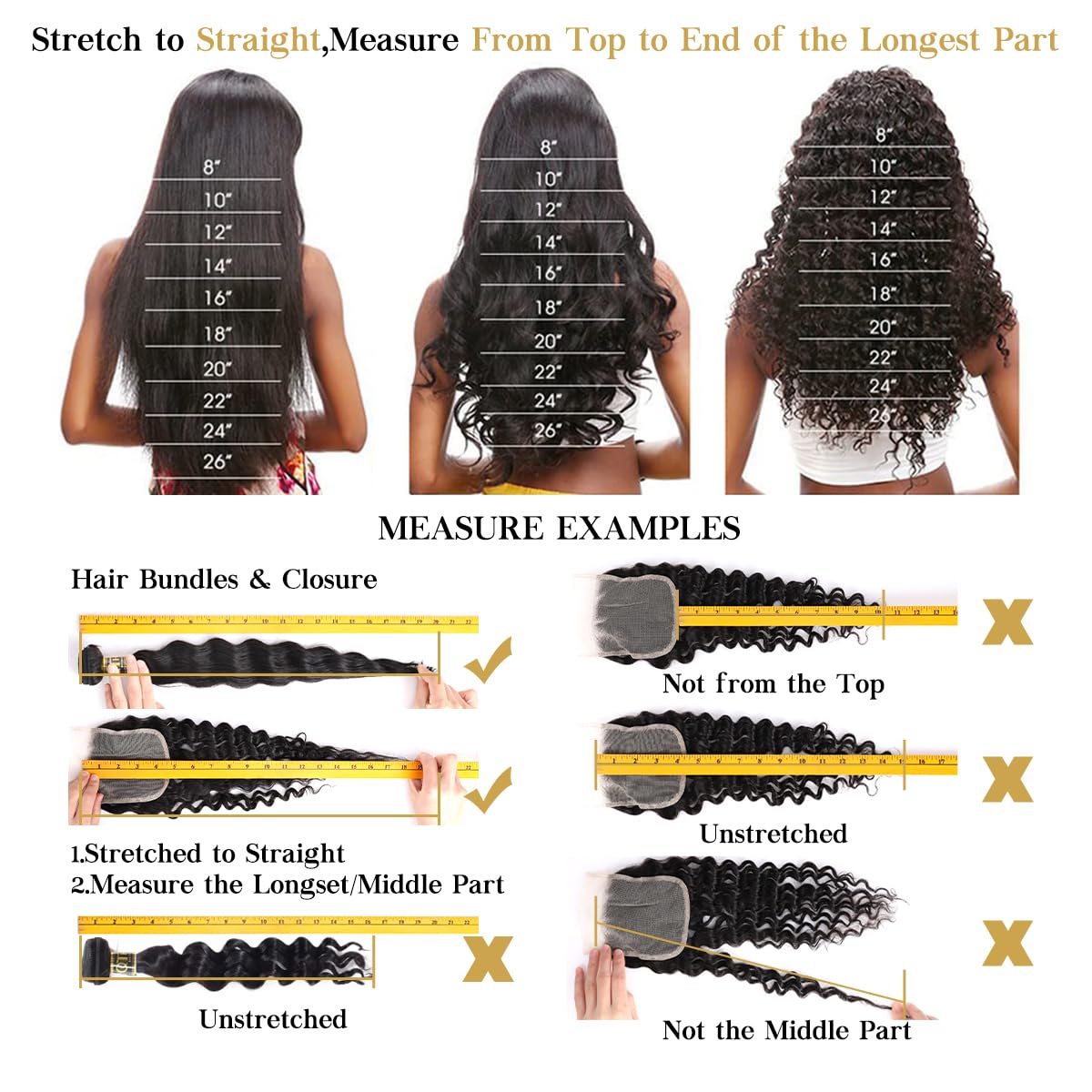 QTHAIR 14a Brazilian Straight Human Hair Transparent HD Lace Frontal (16" 13x4 Lace Frontal) 13x4 Ear to Ear Lace Frontal Straight Frontal Pre Plucked Natural Hairline Baby Hair