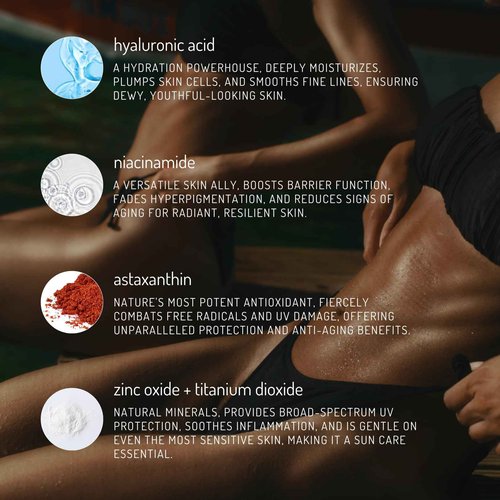 Natural Mineral Sun Screen SPF 30 for Face & Body – Lightweight, Hydrating & Moisturizing Sunscreen – Daily Sunscreen Moisturizer, No White Cast Zinc Oxide, Reef-Safe Korean Skin Care