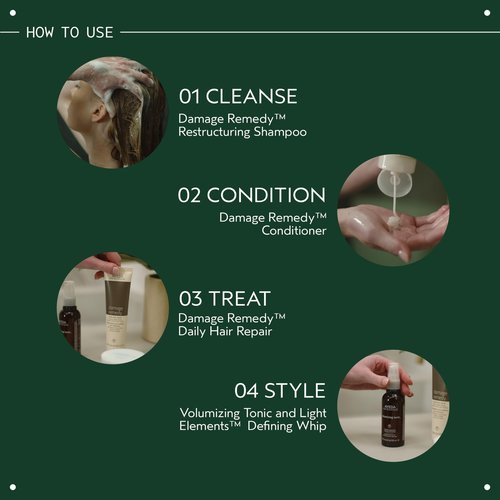 Aveda Damage Remedy Restructuring Shampoo for Damaged Hair | Repairs and Strengthens Damaged Hair | with Quinoa Protein, 8.5 Fl Oz