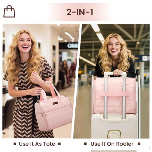 Wig Storage Bag Holds 3 Wigs Hair Tools Travel Bag Full-Open Breathable Organizer Case for Clips, Hair Dryer, Flat Curling Iron Brushes,Cosmetic Toiletry Tote Christmas Gift for Women Stylist